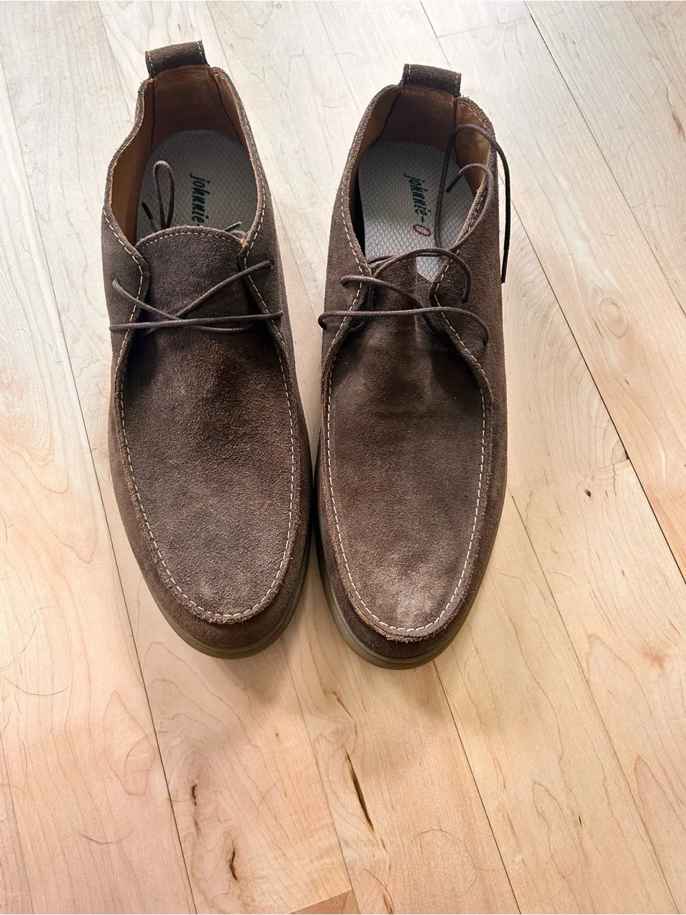Johnnie-O Brown Suede Malibu Chukka Boots